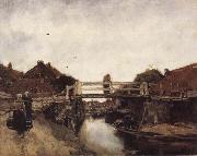 Jacobus Hendrikus Maris The Bridge oil painting